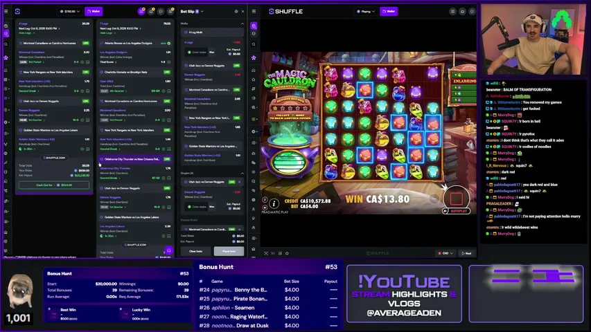 averageaden playing Slots & Casino - Live Casino Stream