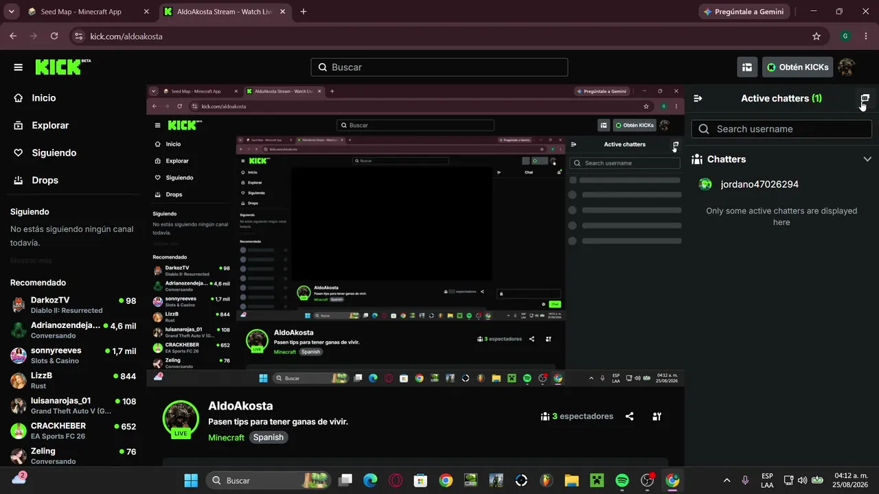 AldoAkosta live