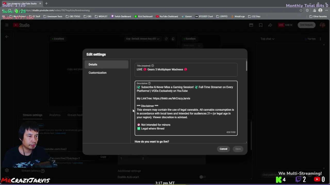 MrCrazyJarvis live
