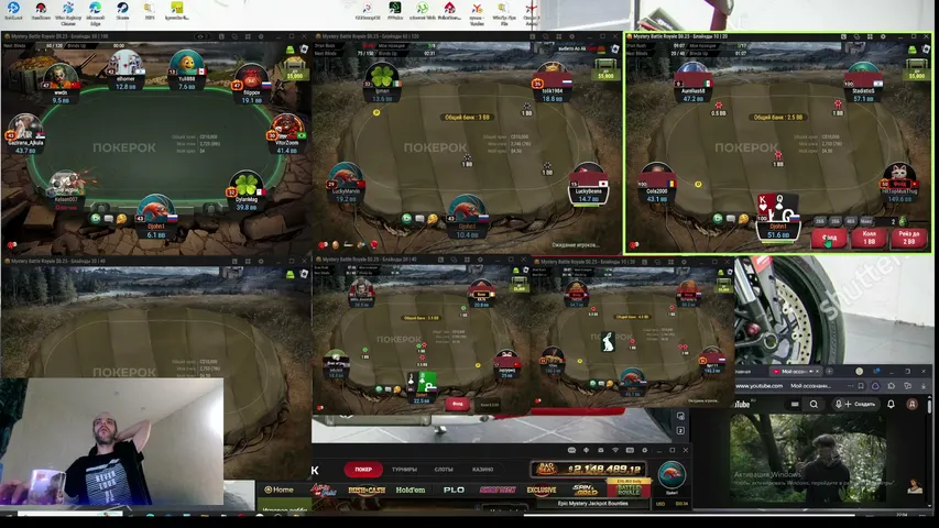 djohnic playing Poker - Live Casino Stream