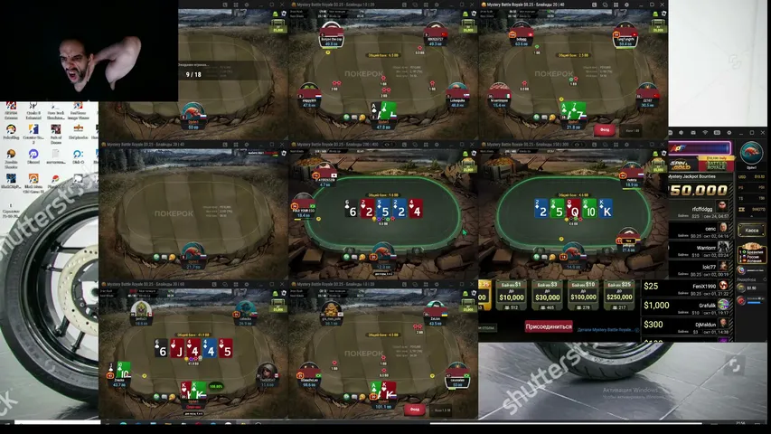 djohnic playing Poker - Live Casino Stream