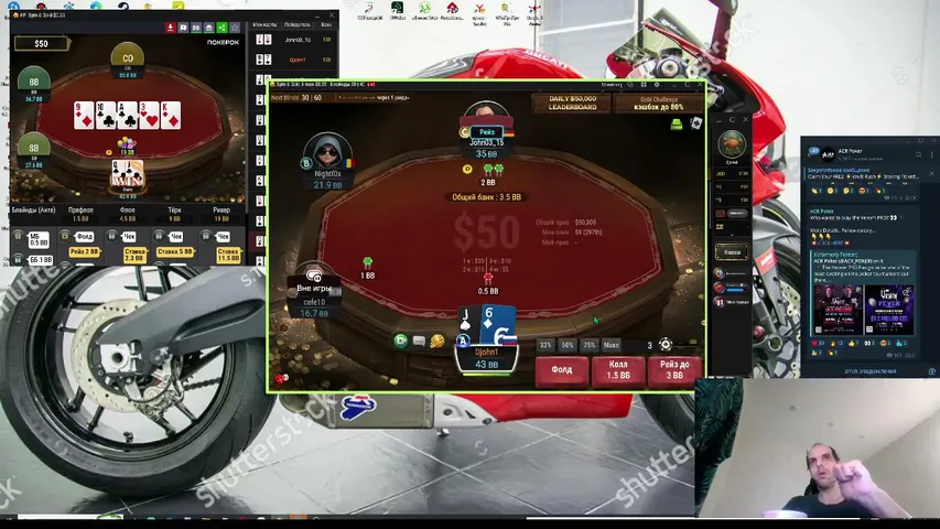 djohnic playing Monopoly Poker - Live Casino Stream