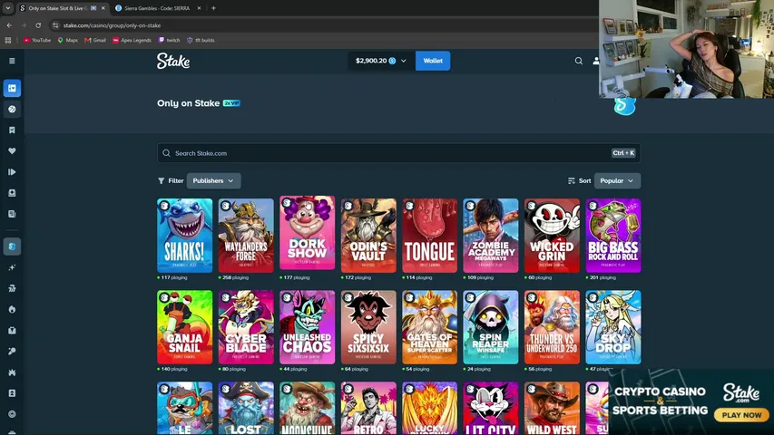 sierra playing Slots & Casino - Live Casino Stream