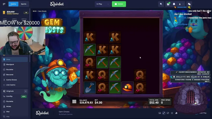 Bean playing Slots & Casino - Live Casino Stream