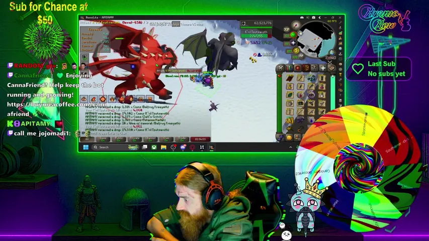 - Subs Enter Wheel for $50 giveaway monthly
