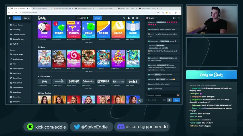 eddie live stream