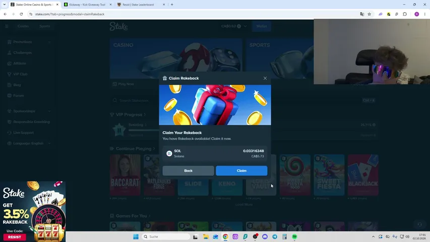 Resist_w playing Slots & Casino - Live Casino Stream