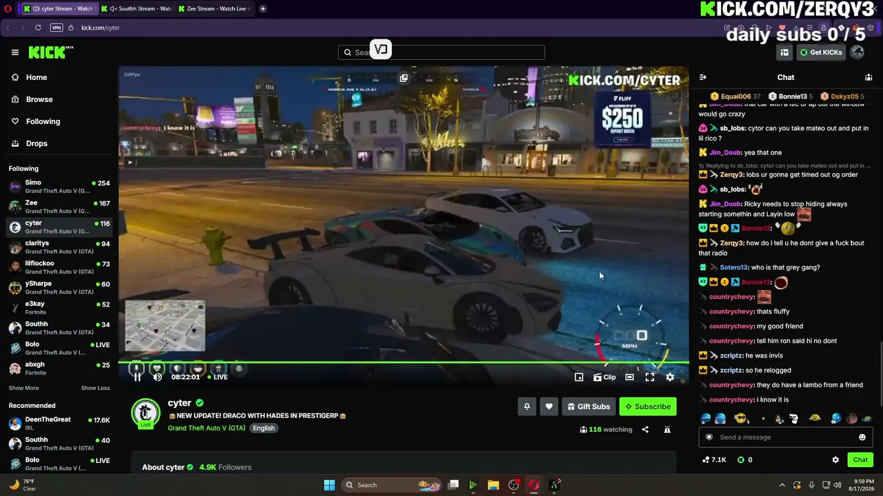 Zerqy3 live