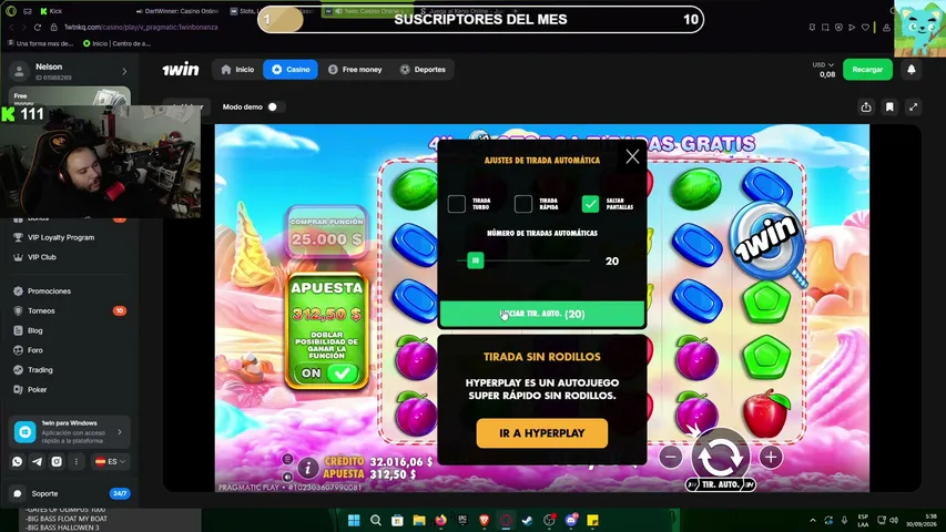 nelsotorius playing Slots & Casino - Live Casino Stream