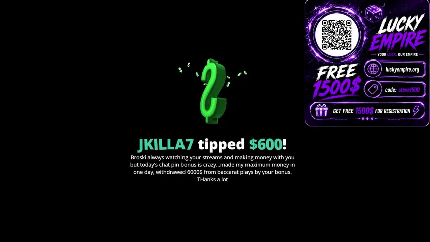 stevewilltedoit playing Slots & Casino - Live Casino Stream