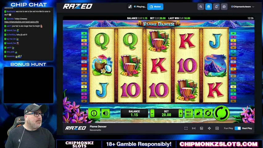 chipmonkz playing Slots & Casino - Live Casino Stream
