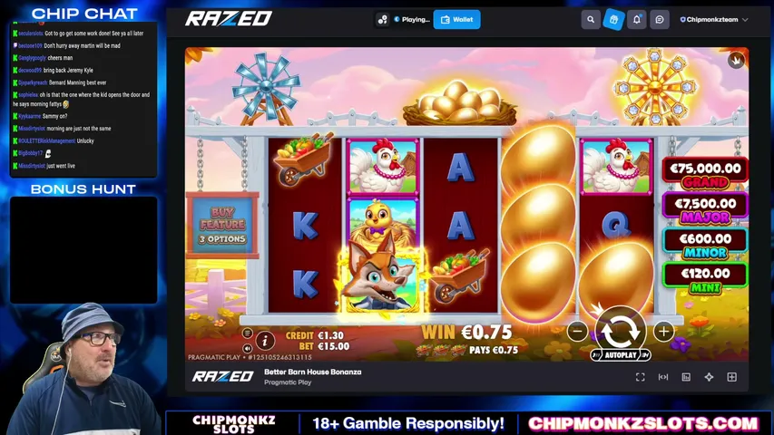 chipmonkz playing Slots & Casino - Live Casino Stream