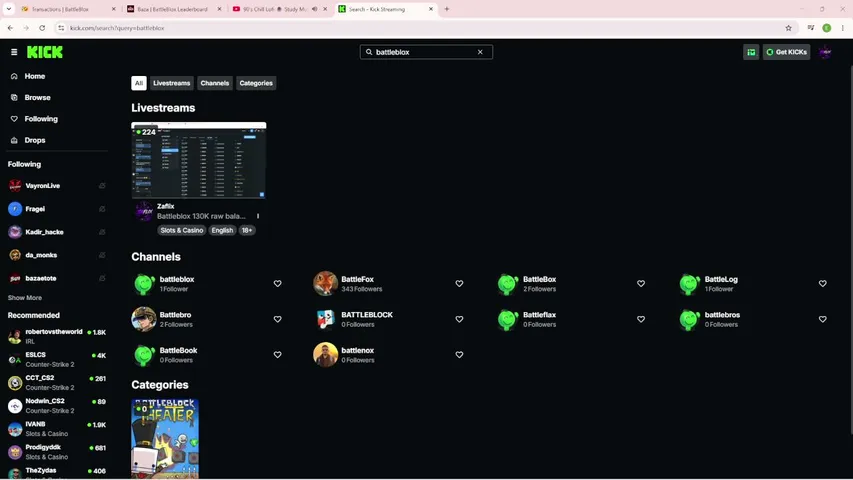 zaflix playing Slots & Casino - Live Casino Stream