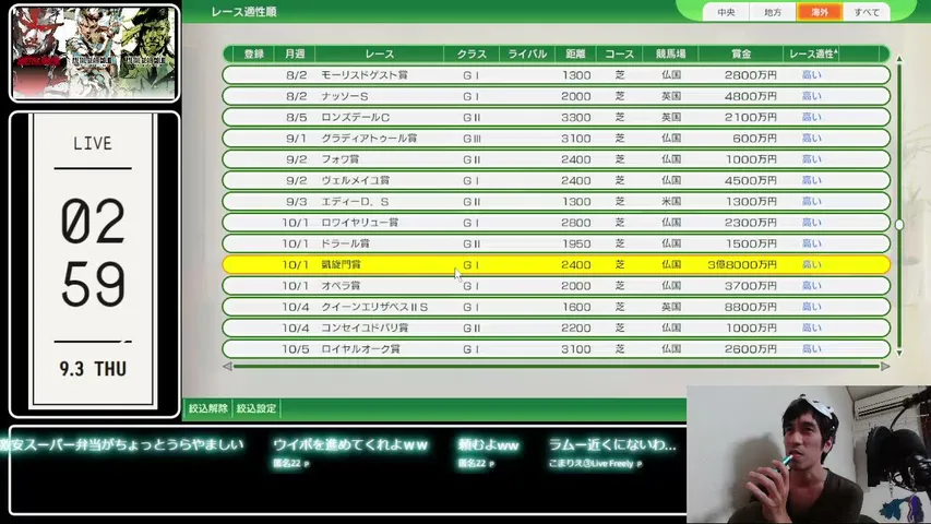 【 ﾀﾞﾝﾛﾝ2→ｳｲﾎﾟ2024】仮眠取ったら寝坊しちまったよ漢の超推理馬主生活 #01