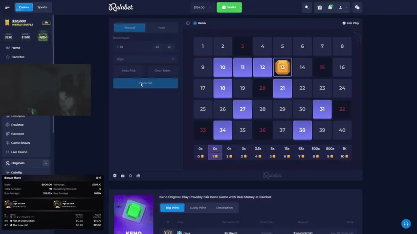 croe playing Slots & Casino - Live Casino Stream
