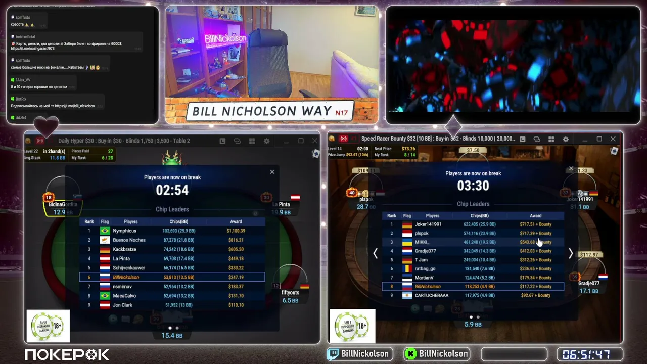 BillNickolson live