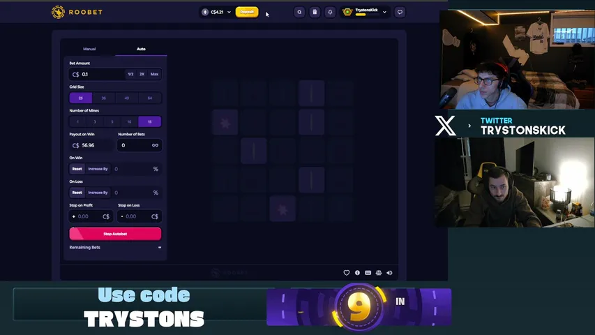Trystons playing Slots & Casino - Live Casino Stream