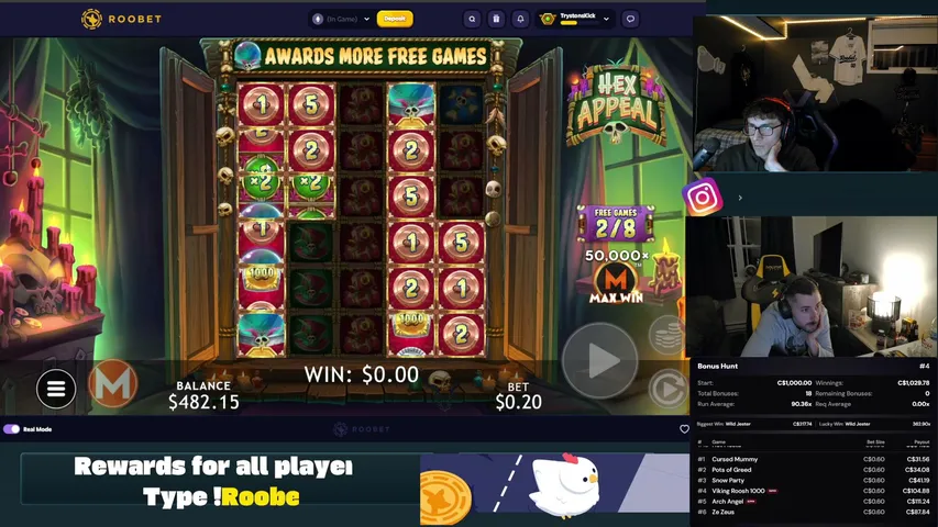 Trystons playing Slots & Casino - Live Casino Stream