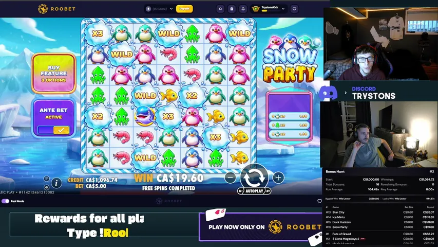 Trystons playing Slots & Casino - Live Casino Stream