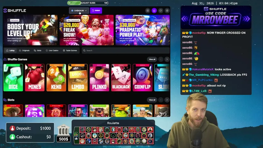 $15K !LB | RAW !SHUFFLE TOURNEY + !HITNRUN | !STORE