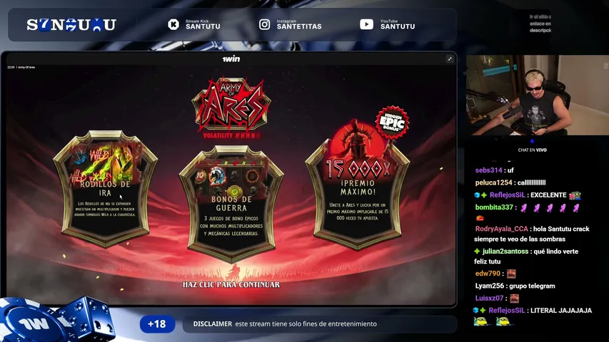 Santutu playing Slots & Casino - Live Casino Stream