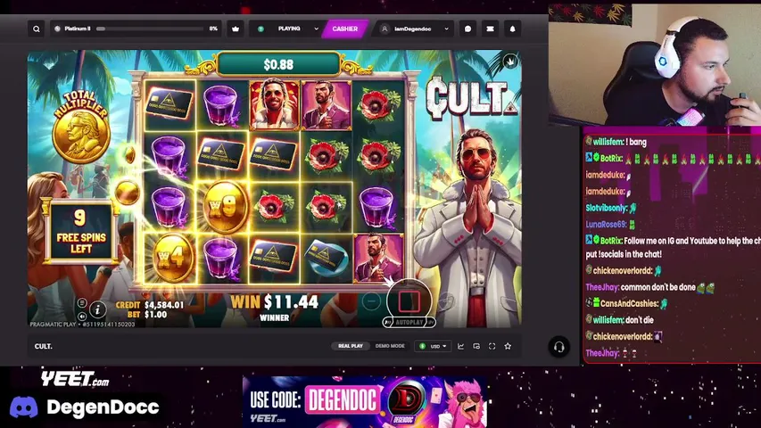 DegenDoc playing Slots & Casino - Live Casino Stream
