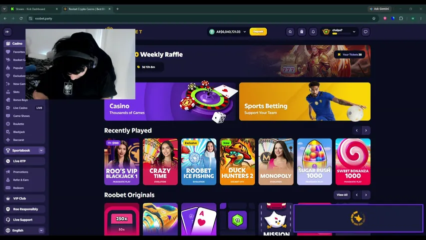 chaipa7 playing Slots & Casino - Live Casino Stream