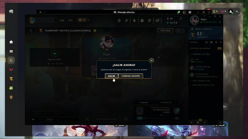 TFT con el muchachon