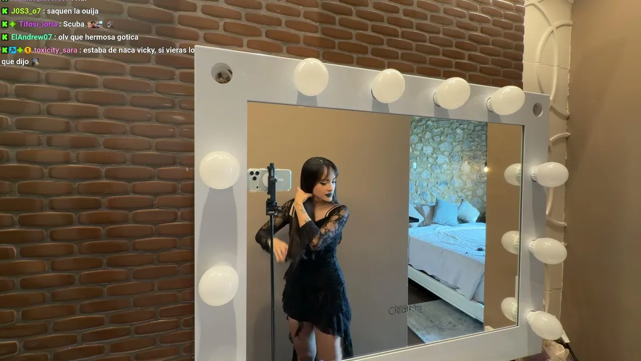 vickypalami — ⭐ CASA MINITAS - COSPLAY CHAFA DE MERLINA EMO PARA DEDSAFIO DIA 10 ⭐