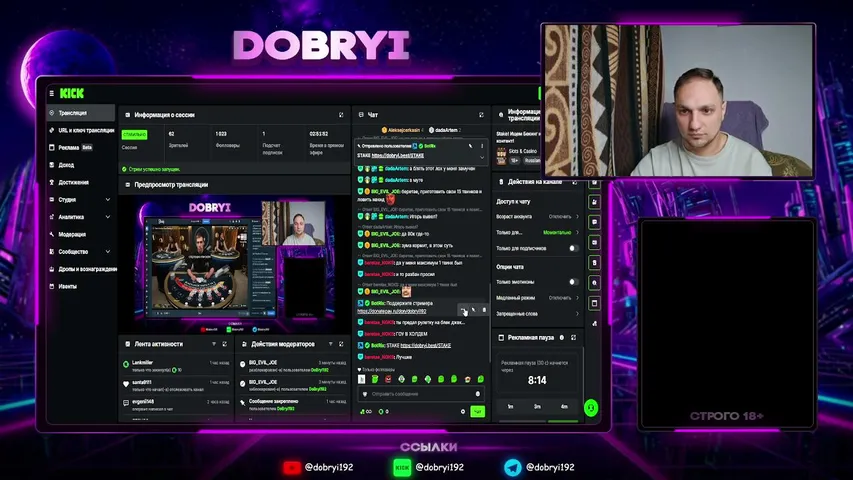 dobryi192 playing Slots & Casino - Live Casino Stream
