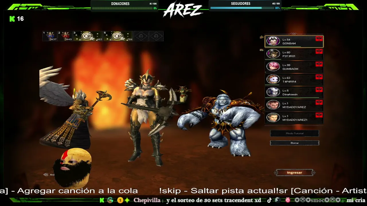 Arez08 live