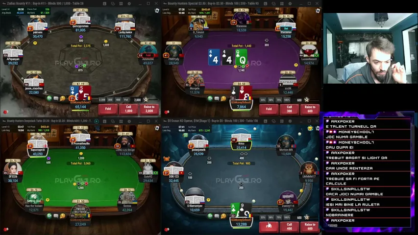 Martianu7 playing Poker - Live Casino Stream