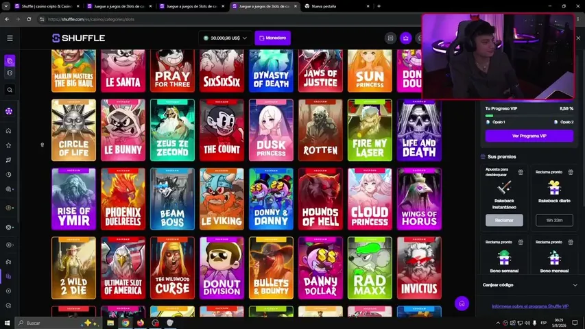 jarretthila playing Slots & Casino - Live Casino Stream