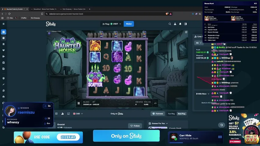 zycerino playing Slots & Casino - Live Casino Stream