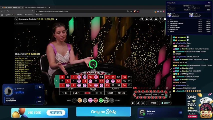 zycerino playing Slots & Casino - Live Casino Stream