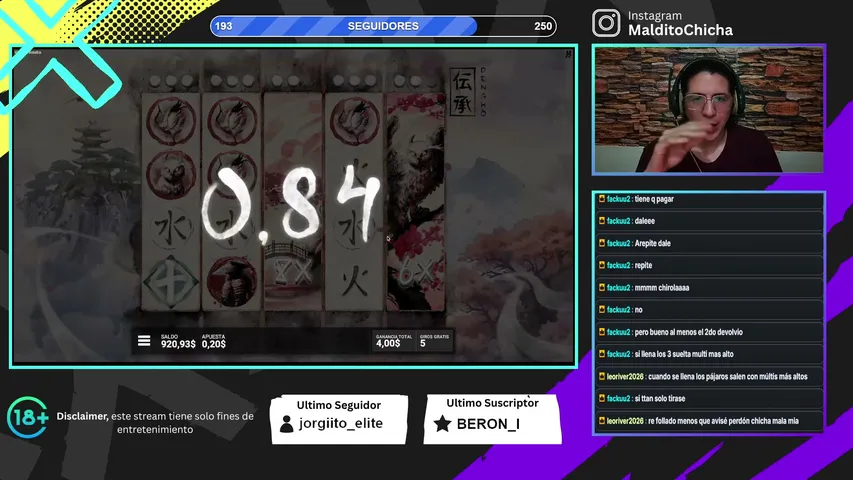 malditochicha playing Slots & Casino - Live Casino Stream