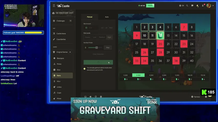 bonkisswag playing Slots & Casino - Live Casino Stream