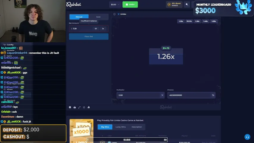swaggambles playing Slots & Casino - Live Casino Stream