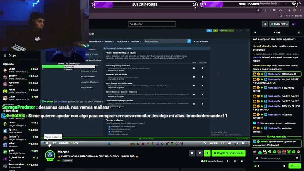 Naahueel14 live