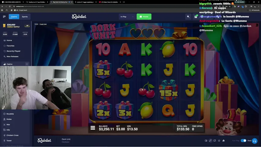 Jordan playing Just Chatting - Live Casino Stream