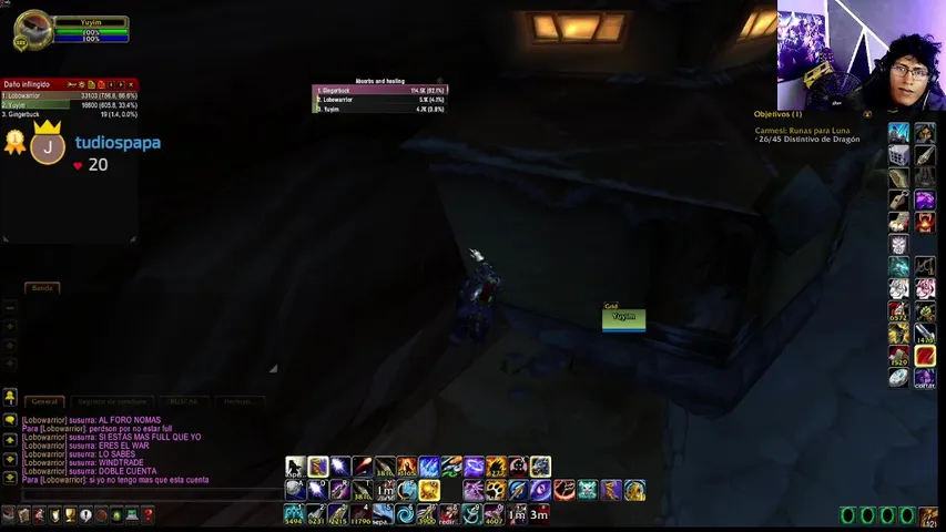 jugando wow 3.3.5 en aura