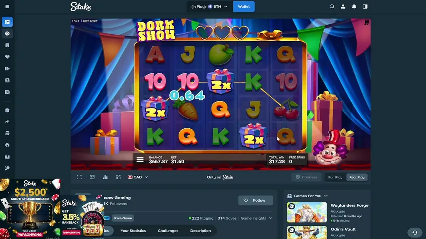 papaonwing playing Slots & Casino - Live Casino Stream