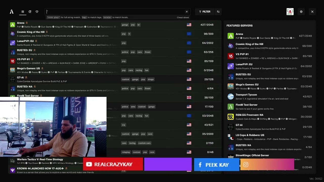 crazykay live