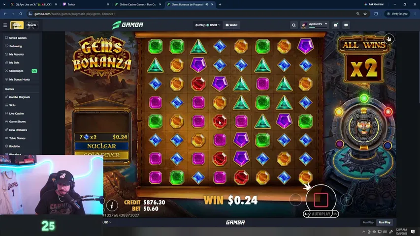 AyoLive playing Slots & Casino - Live Casino Stream