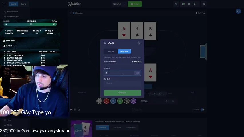 eli7400 playing Slots & Casino - Live Casino Stream