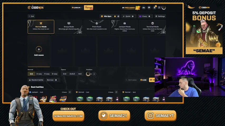 semae playing Slots & Casino - Live Casino Stream