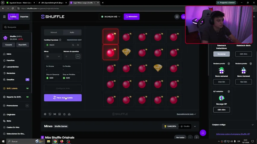 Agusbob playing Slots & Casino - Live Casino Stream