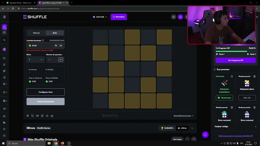 Agusbob playing Slots & Casino - Live Casino Stream