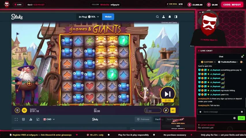 mfguy playing Slots & Casino - Live Casino Stream