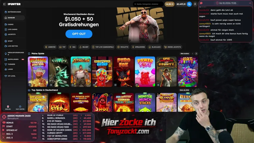 vollbildtony playing Slots & Casino - Live Casino Stream